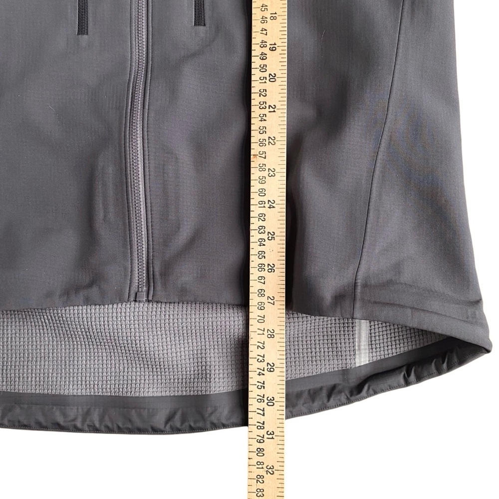 Arcteryx Acto FL Jacket Mens Large Softshell Grid Fleece Alpine Hood Pilot Gray - Picture 13 of 13